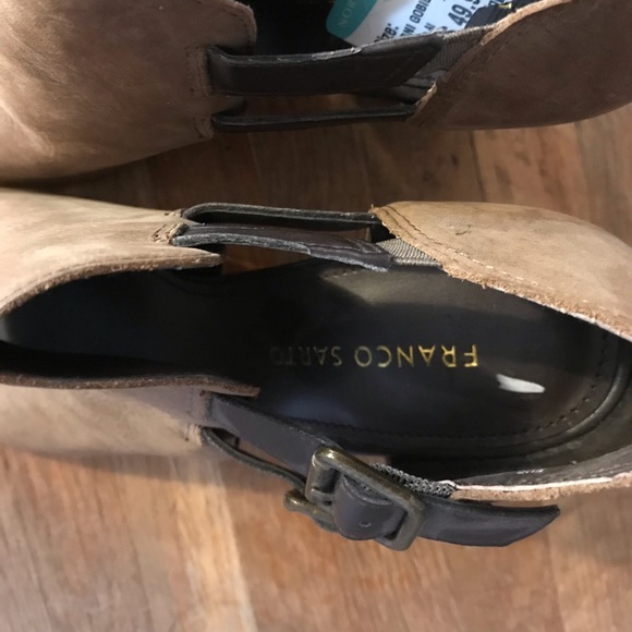 Franco Sarto Peep Toe Heels. - Picture 6 of 7